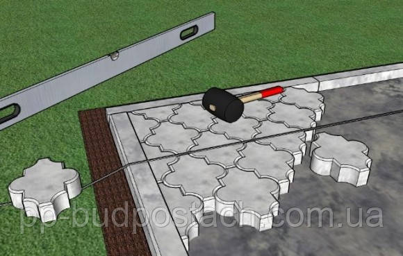 Технологія укладання тротуарної плитки