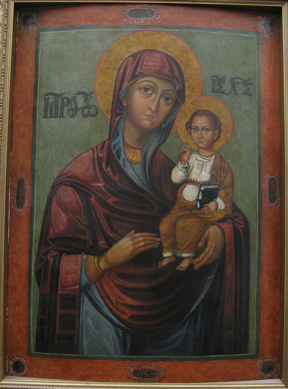 Ікона Богоматір Одигітрія першою. третина 17-го століття