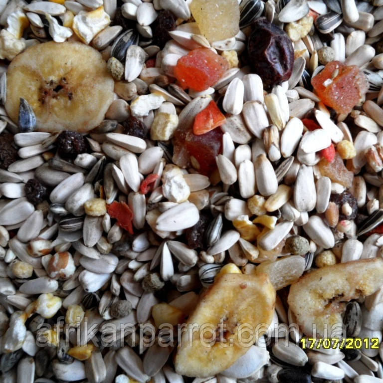 Корм для великих папуг + цукати та сухофрукти (DELI NATURE-BEYERS BELGIUM)(1,6 кг)