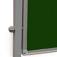 Магнітно крейдяна дошка поворотна двостороння на колесах 100х200 UkrBoards Двостороння дошка, фото 2