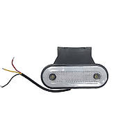 Фонарь габаритный LED 120х45 12-24V белый с стробоскопом
