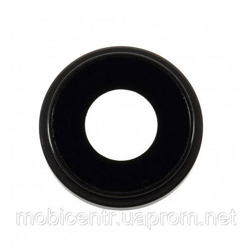 Скло камери iPhone XR з рамкою black, фото 1