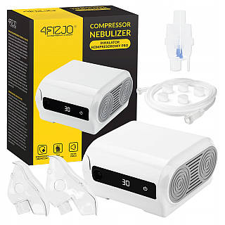 Ингалятор (небулайзер) 4FIZJO PRO компрессорный, с дисплеем (P-5905973402033) лучшая цена с быстрой доставкой по Украине