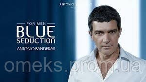 Мужская туалетная вода Antonio Banderas Seduction Blue for men (аромат фруктовый, древесный) AAT - фото 4 - id-p503642633