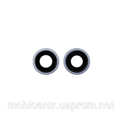 Скло камери iPhone 14/ iPhone 14 Plus з рамкою blue (комплект 2шт), фото 1