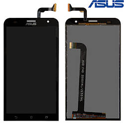Дисплей для Asus ZenFone 2 Laser ZE551KL, модуль у зборі (екран і сенсор), TM FHD, чорний, оригінал