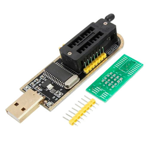 USB мини программатор CH341A 24 25 FLASH EEPROM для микросхем SPI I2C универсальный, фото 1