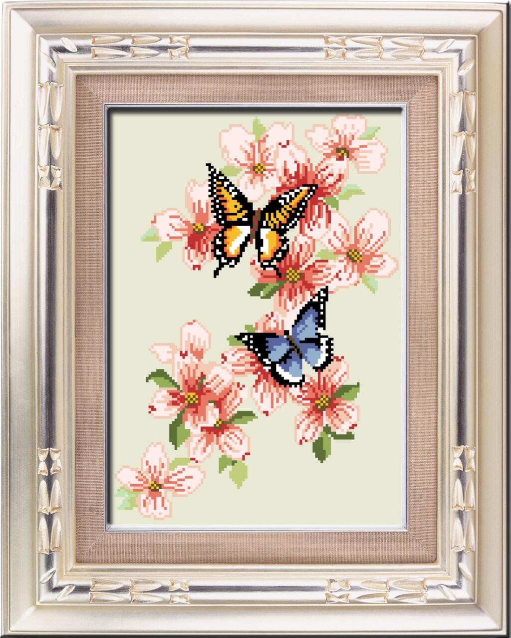 Картина алмазами Dream Art Метелики (повна зашивання, квадратні камені) (DA-30118) 28 х 40 см (Без підрамника), фото 1