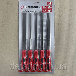 Набор напильников 5 ед. INTERTOOL HT-3705
