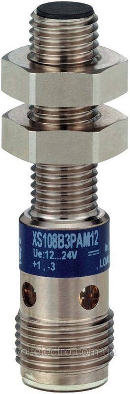 XS608B1PAM12 Індуктивний датчик циліндр АЛЕ NPN 2.5 мм, фото 1
