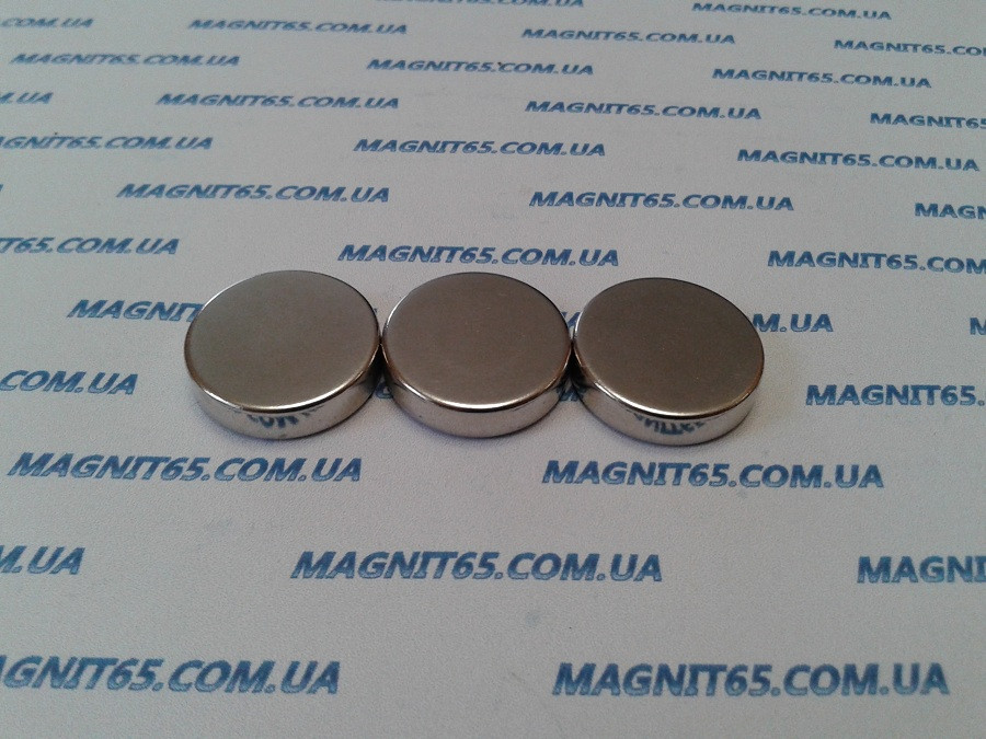 Неодимовый магнит диск D20*H5 сила сцепления 5,2 кг - фото 4 - id-p90157272