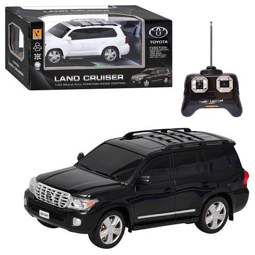 Машина на радіокеруванні Toyota Land Cruiser 200 Чорна, фото 1