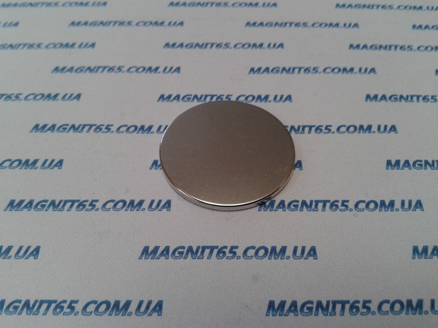 Неодимовый магнит диск D30*H2 сила сцепления 4 кг - фото 4 - id-p90157320