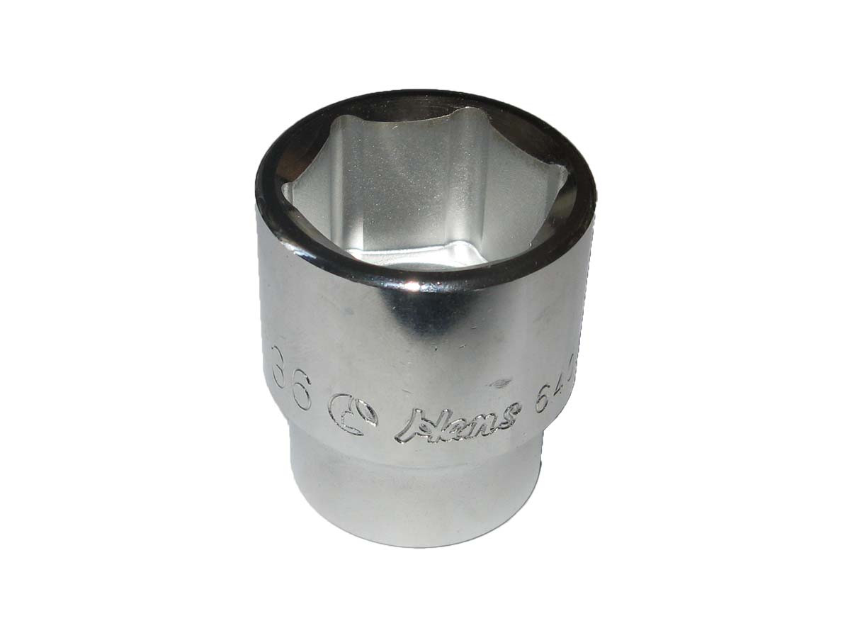 Головка торцева 3/4" DR 6-гр. 36 мм HANS (6400M36)
