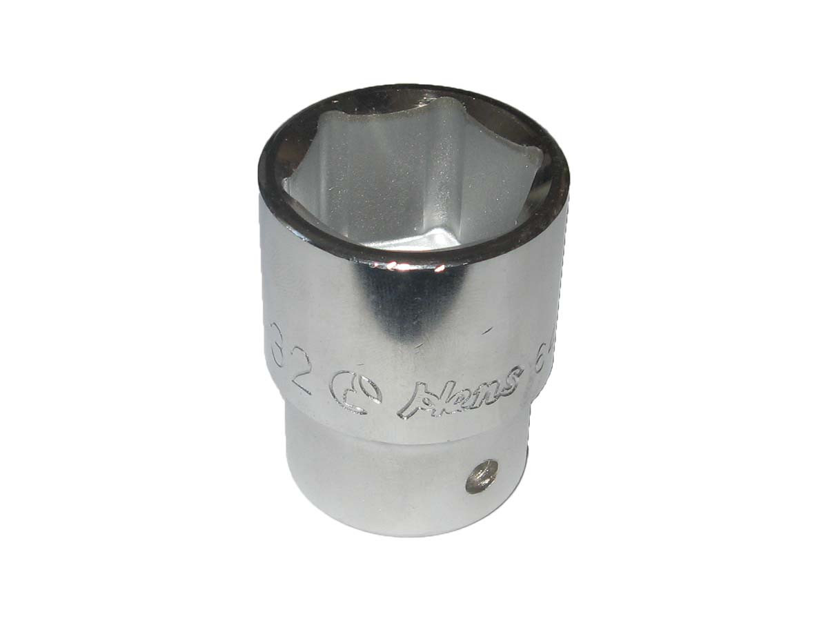 Головка торцева 3/4" DR 6-гр. 32 мм HANS (6400M32)