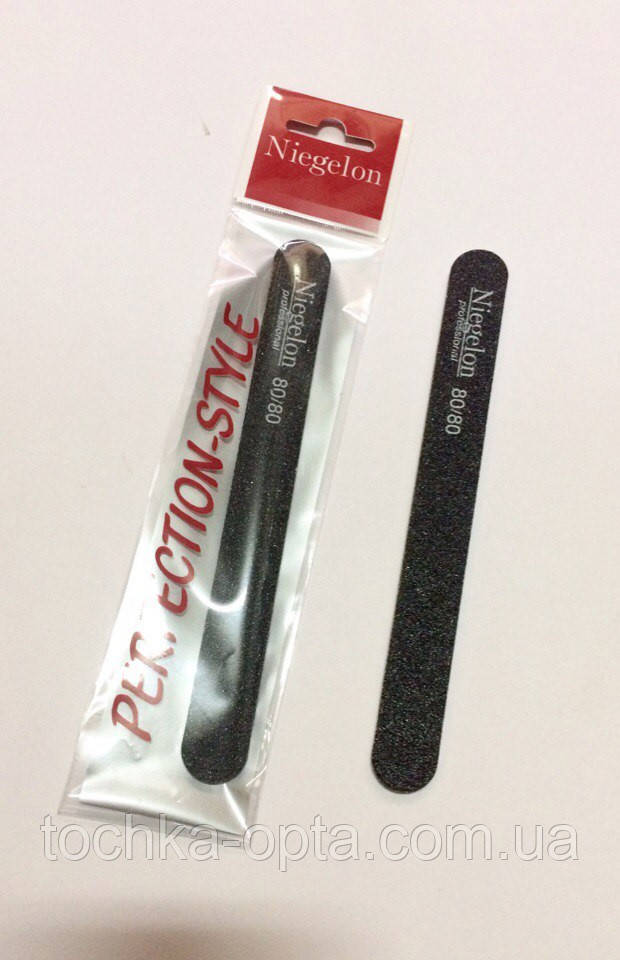 Пилка Niegelon 80/80 вузька чорна, фото 1