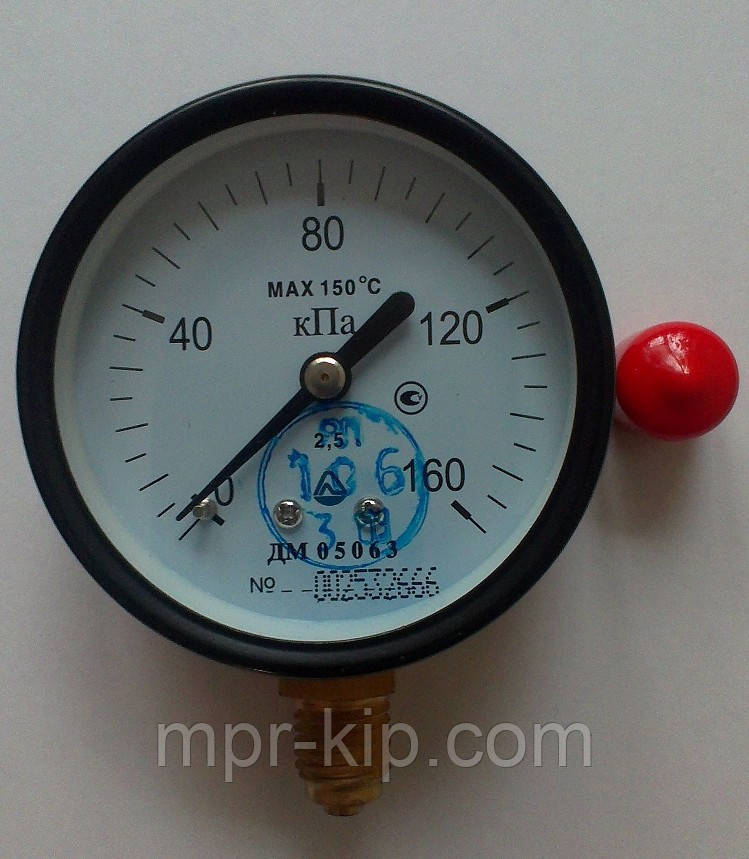 Манометр ДМ 05063 160 кПа ТУ.У 33.2 — 14307481-031:2005, фото 1