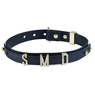 Ошейник LOCKINK Dark DIY Alphabet Collar Черный Универсальный ( SX0900 )