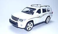 Машинка коллекционная 1:24 Toyota Land Cruiser 200 Белый