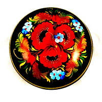 Шкатулка з Петриківським розписом Еліпс Літо М-21 Гранд Презент