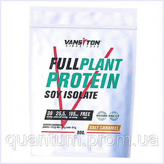 Протеин Vansiton Full Plant Protein Soy Isolate 900 g /30 servings/ Salt Caramel, A89136M59