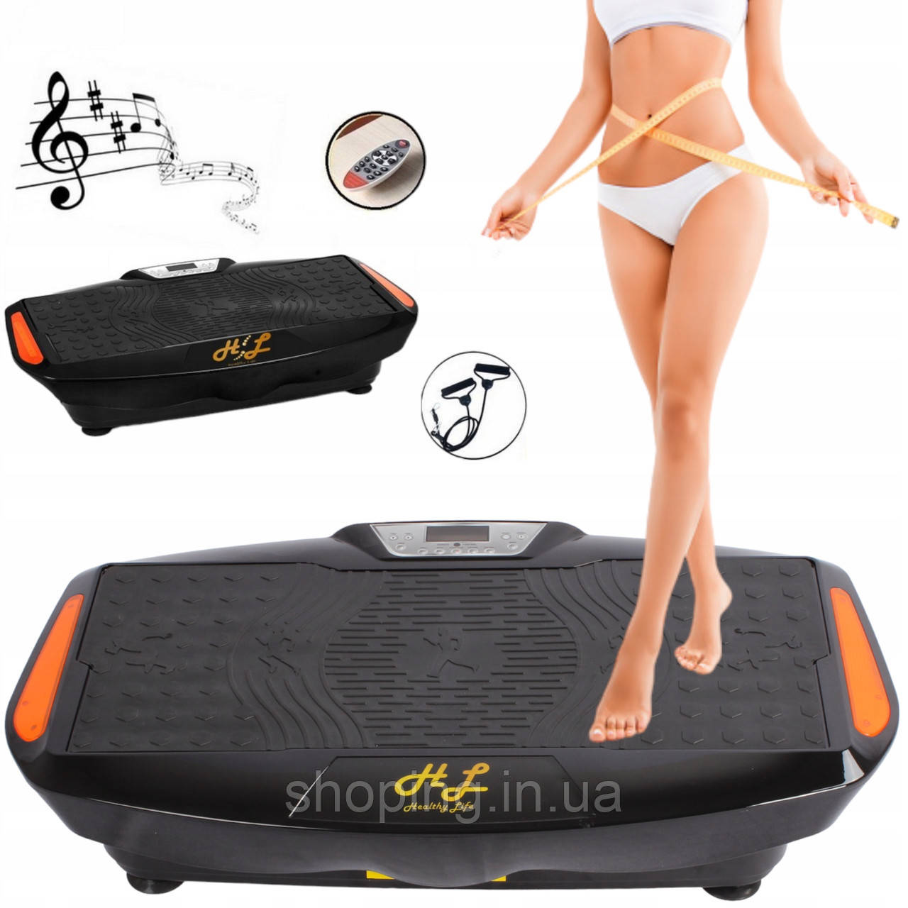 Віброплатформа MAXTECH Платформа для масажу тіла Vibro Max-319G 200 Вт 9206, фото 1