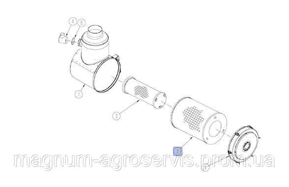 Фільтр повітряний зовнішній (84386403, 87417040), STX500, CR9080 , AF26207