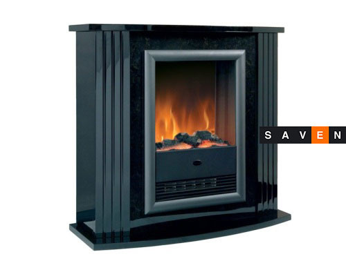 Електрокамін з порталом DIMPLEX Mozart Black De Luxe + Viotta (камінокомплект)