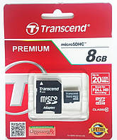 Картка пам'яті microSDHC Transcend 8 Gb 10class