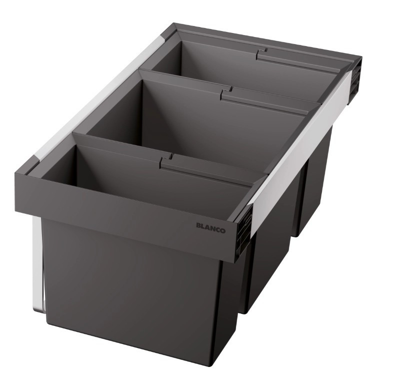 Сортировщик отходов Blanco FLEXON II Low 80/3 1x30л 1x19л 1x16л, фото 1