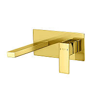 Смеситель для умывальника MONE Deluxe скрытого монтажа 1332332TG TGold