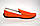 Мокасини чоловічі шкіряні жовтогарячі натуральні Rosso Avangard Guerin Linewhite M4 Buccia d'arancia, фото 4