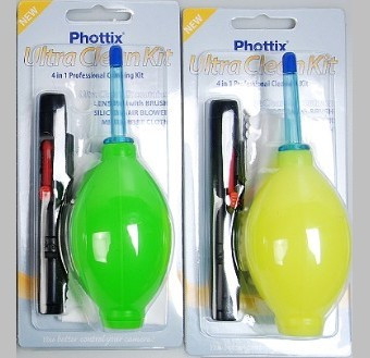 Очисний набір Phottix (груша, Lens Pen, серветка). Незамінний набір для догляду за фототехнікою - фото 3 - id-p493806199