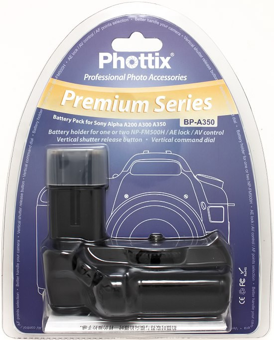 Аналог Sony VG-B30AM (Phottix BP-A350 Premium). Батарейная ручка для Sony A200, A300, A350 - фото 4 - id-p493806206