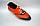 Кросівки кеди чоловічі шкіряні жовтогарячі Rosso Avangard Lacco Orange, фото 3