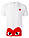 Біла футболка | comme des garcons logo, фото 4