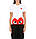 Біла футболка | comme des garcons logo, фото 3