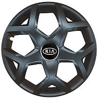Автомобільні модельні ковпаки R16 SJS Kia 435 4шт, чорні