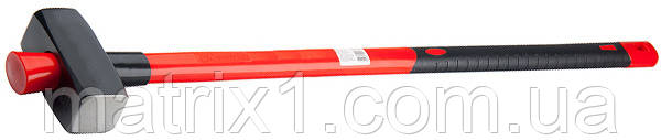 Кувалда, 4000 г, фибергласовая обгумована ручка// MTX MASTER