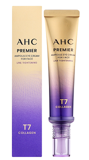 Ліфтинг-крем для шкіри навколо очей та обличчя з колагеном AHC Premier Ampoule Eye Cream For Face Line Tightening 40 мл