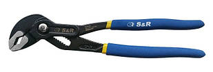Трубні кліщі з кнопкою фіксації S&R 25x175 мм