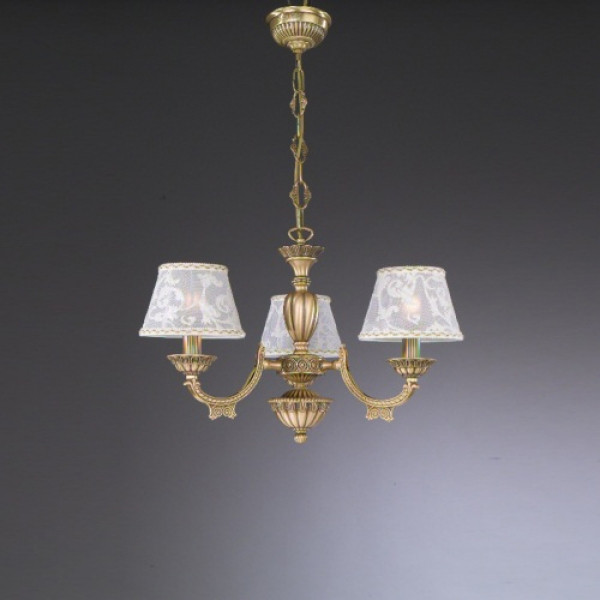 Люстра RECCAGNI ANGELO L 7432/3 bronzo arte impero ricamo