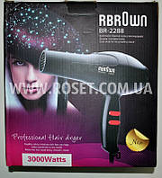 Бытовой фен - Professional Hair Dryer RBrown BR-2288 3000W