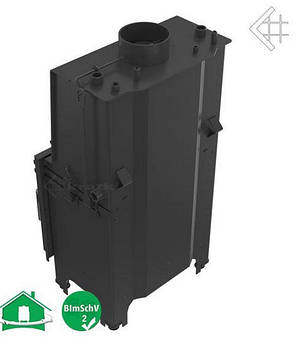 Каминна топка з водяним контуром KRATKI AQUARIO M12 + змійовик, фото 3