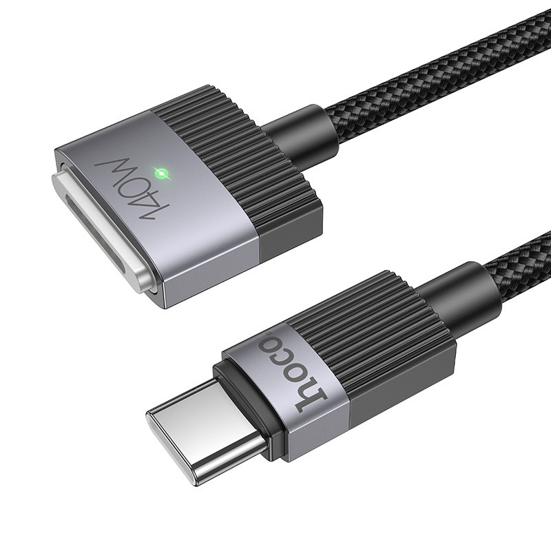 Кабель HOCO U141 Magnetic charging cable Type-C to Mag3 Black, фото 1
