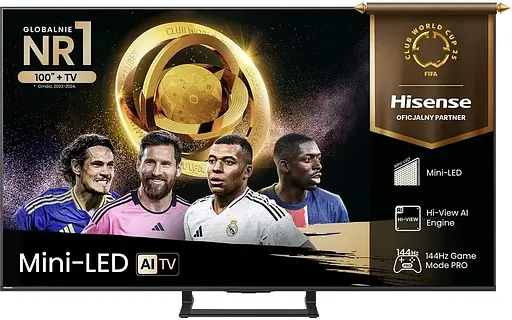 Телевізор Mini LED Hisense 65E8Q 65" 4K UHD