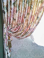 Прямые шторы с подвесками