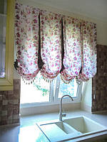 Цветочные лондонские шторы