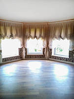 Лондонские шторы с микро вуалью