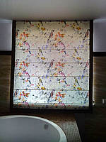 Римские шторы с принтом